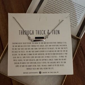 Inspirational Silver Necklace by Bryan Anthonys